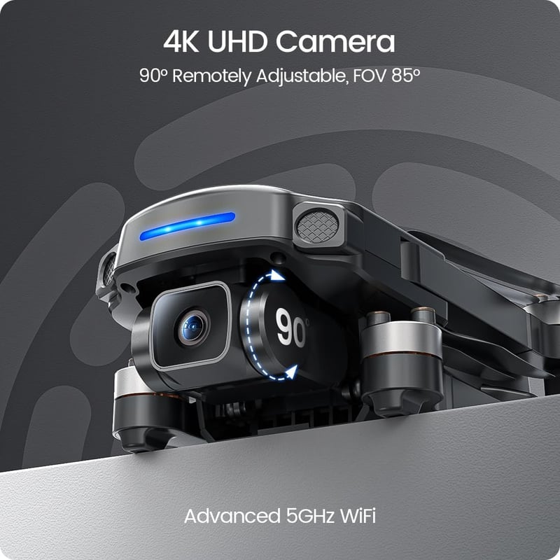 4K GPS Drone for Adults, Foldable with 10000 ft Range