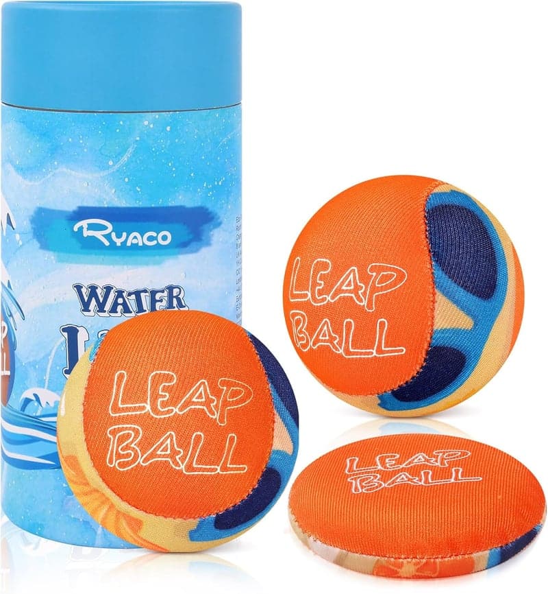 Water Skipping Balls 3-Pack for Pool, Beach, Lake & River Fun
