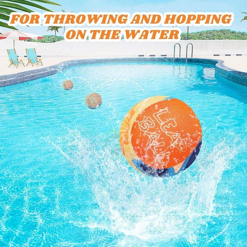 Water Skipping Balls 3-Pack for Pool, Beach, Lake & River Fun