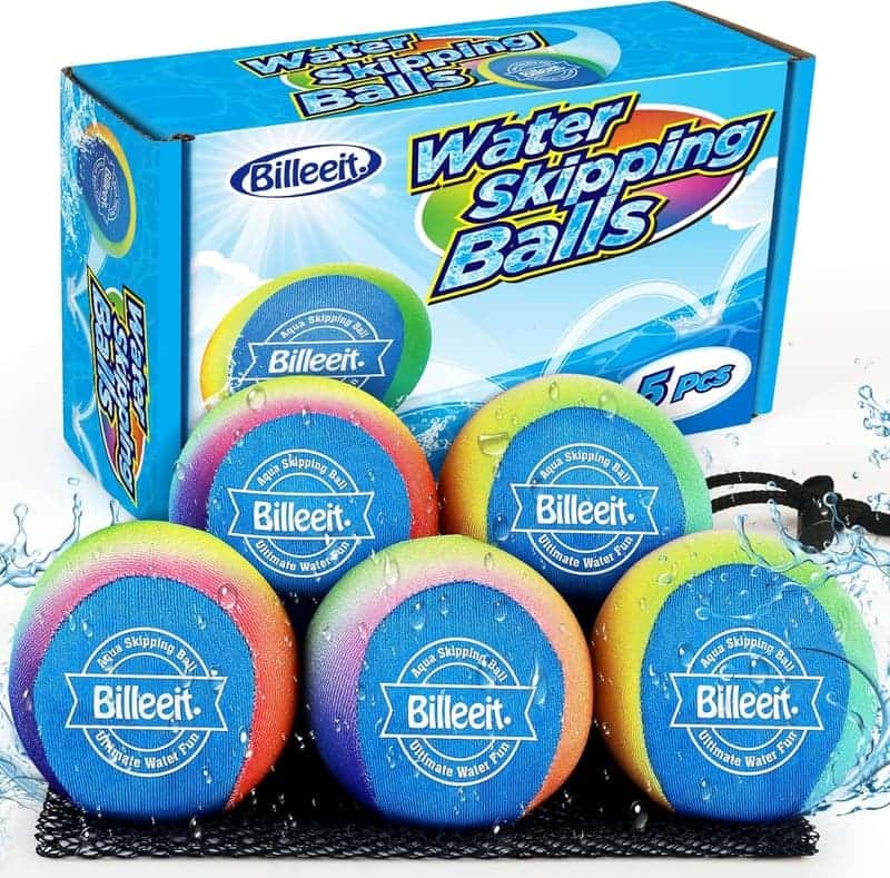 Water Skipping Balls Set – Pool & Beach Toys for Kids & Adults