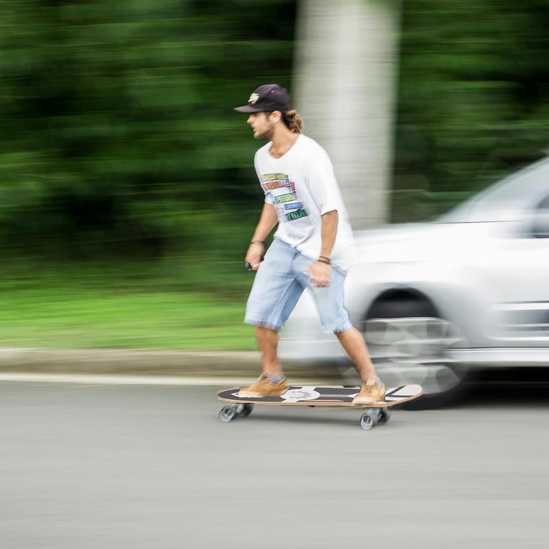 Electric Skateboard with Remote, 12.4 MPH, for Teens & Adults