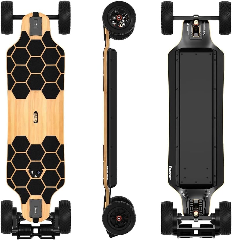 All-Terrain Electric Skateboard for Riders - 45KPH, 32KM