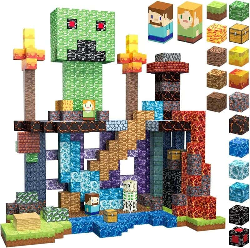 Magnetic Building Blocks Set for Kids, 160 PCS STEM Toys