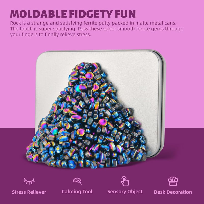 Magnetic Putty Ball Set – Stress Relief Desk Toy for Adults (600pcs)