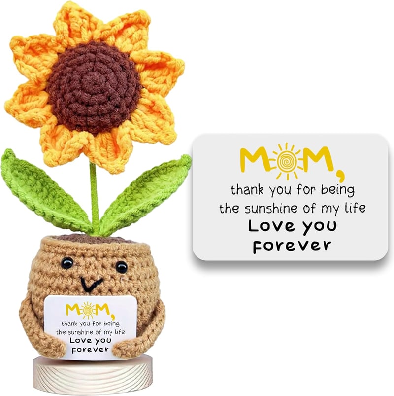 Mother's Day Positive Sunflower Doll with Card