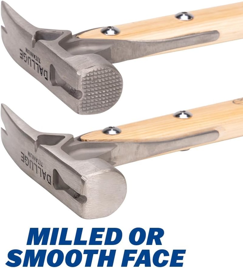 16 oz Titanium Hammer with Magnetic Nail Holder
