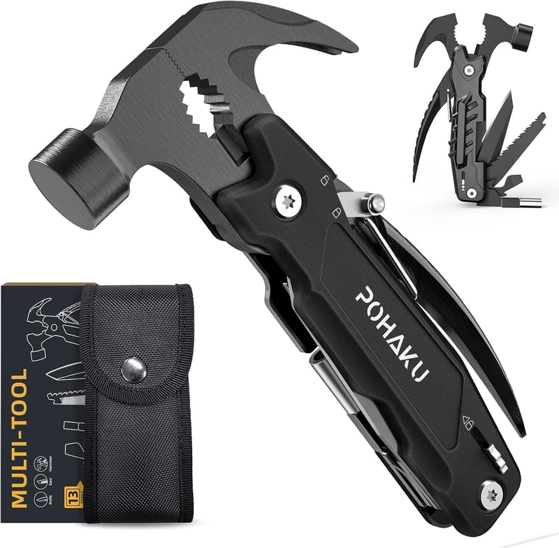 Father's Day Multitool Hammer Set with Safety Lock