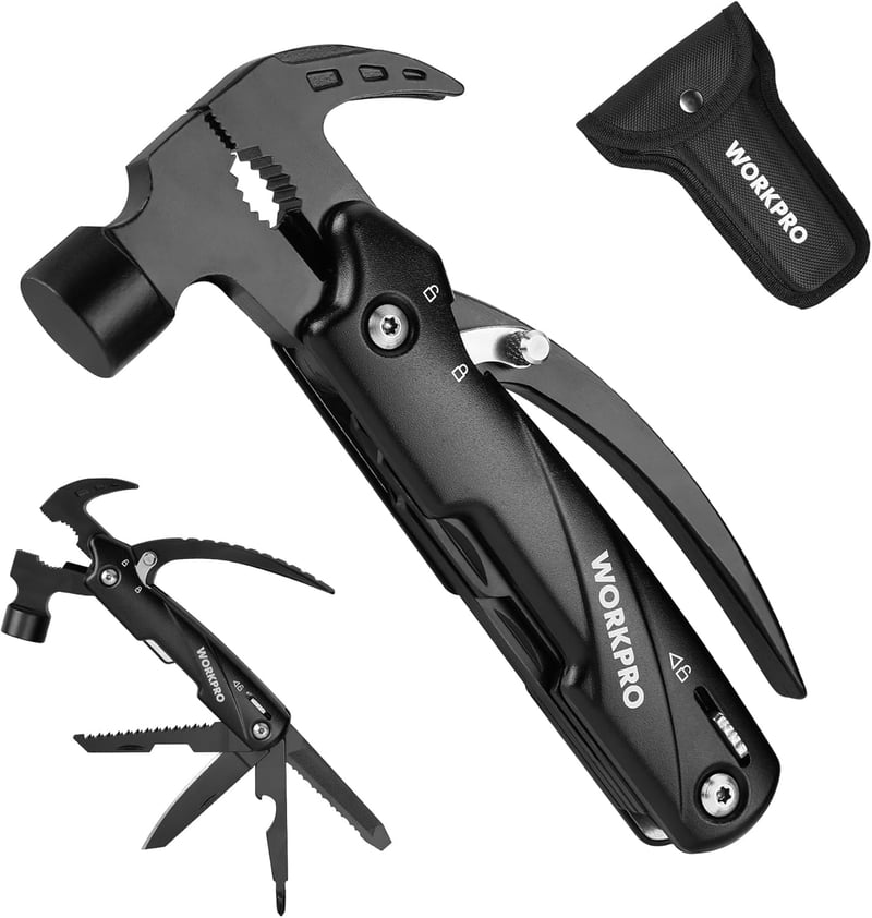 Mini Hammer Multitool: EDC Camping Gear Gift