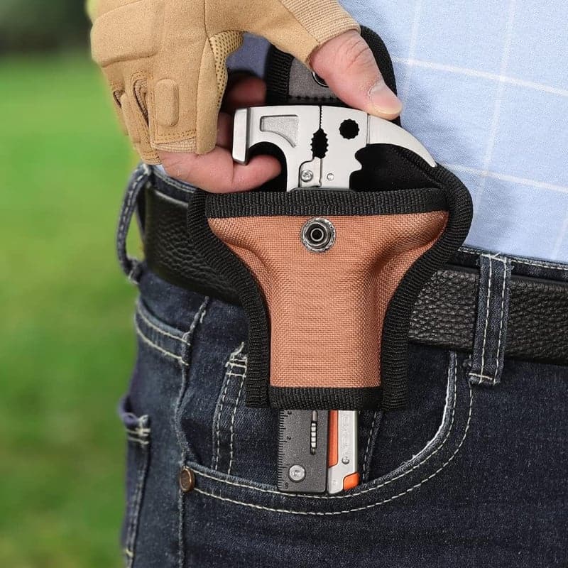 Camping Multitool with Hammer & Replaceable Cutter