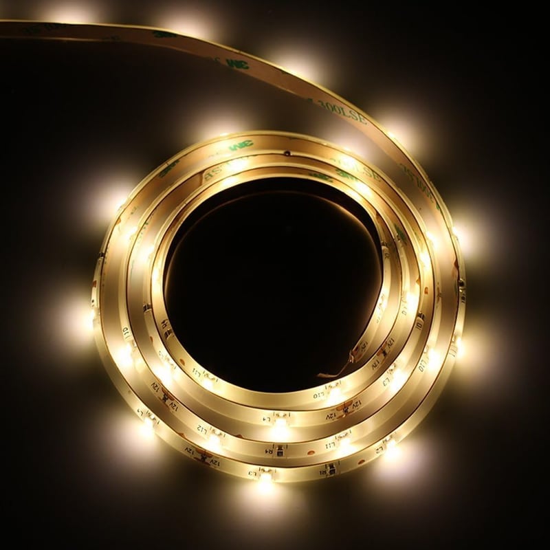 Motion-Activated LED Bed Light with Timer, Warm Glow