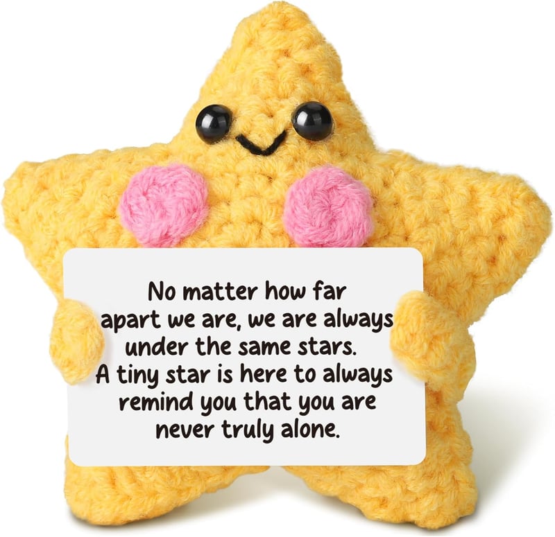 Farewell Crochet Star Doll - Friendship Comfort Decor