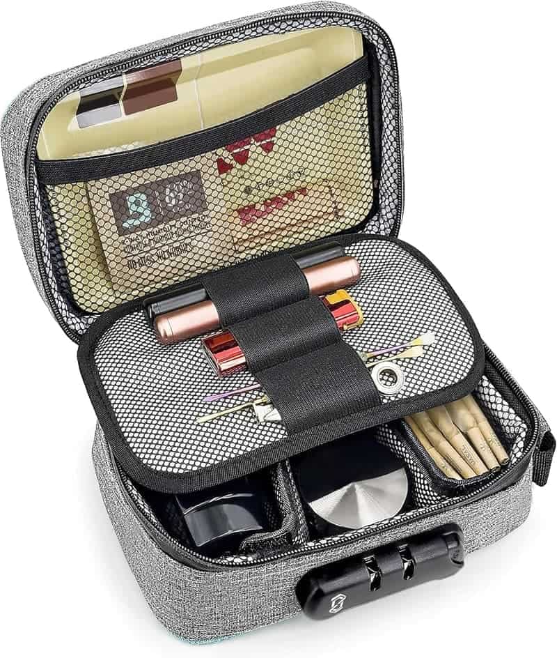 Smell Proof Lockable Tobacco Bag for Friends