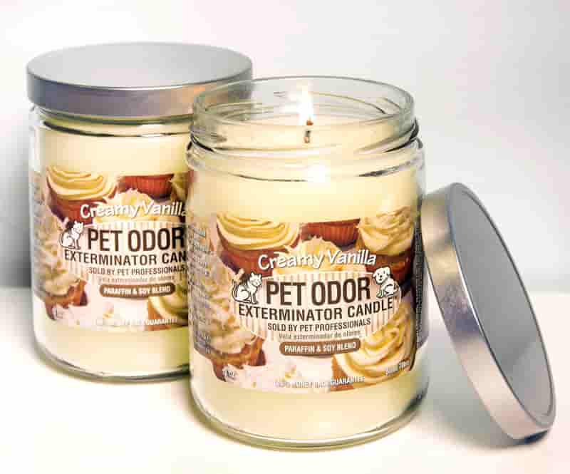 Vanilla Scented Odor-Eliminating Candle Set, 13 oz Jars
