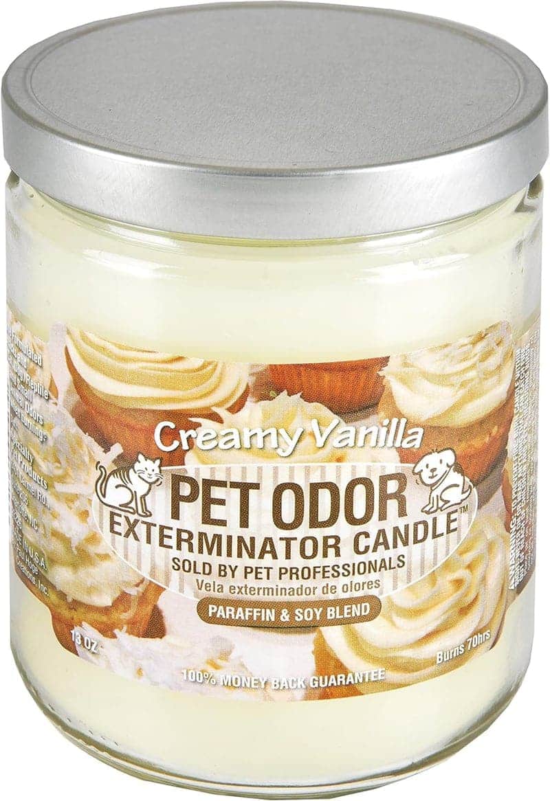 Vanilla Scented Odor-Eliminating Candle Set, 13 oz Jars