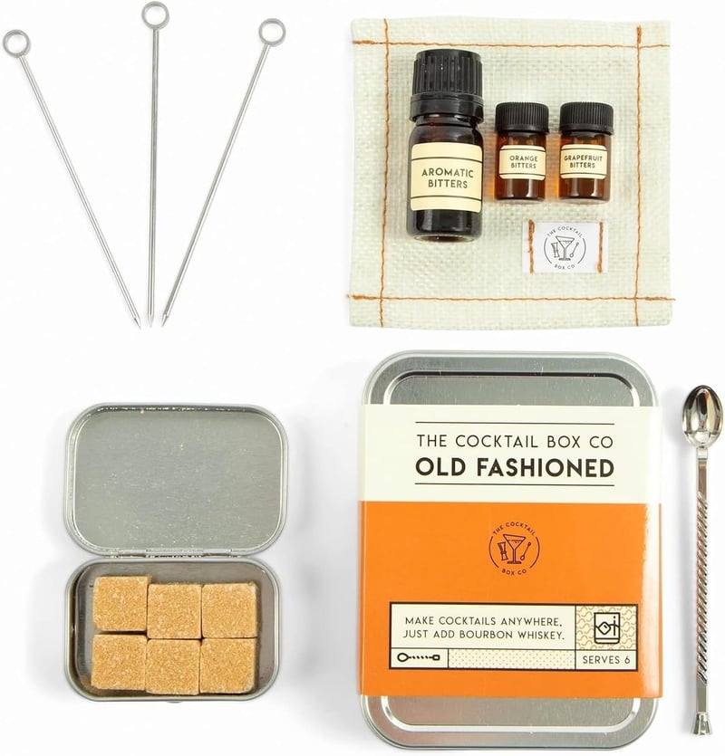 Old Fashioned Cocktail Kit - Handmade Gift for Couples