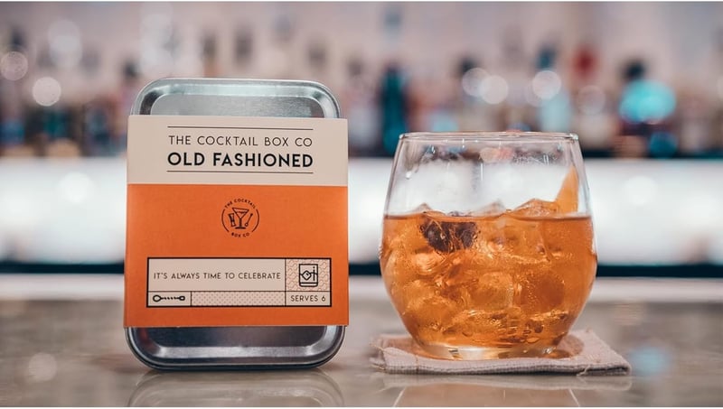 Old Fashioned Cocktail Kit - Handmade Gift for Couples