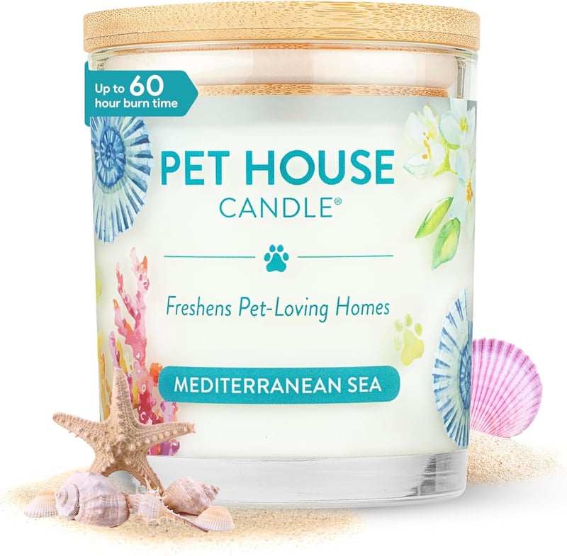 Pet Safe Soy Candle, Mediterranean Sea Scent, 9 oz Air Freshener