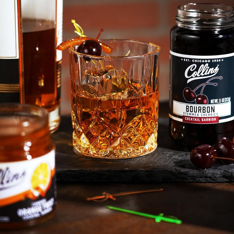 Old Fashioned Cocktail Kit with Garnish