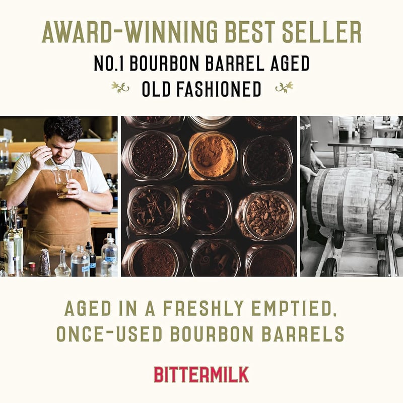 Bourbon Barrel Aged Old Fashioned Cocktail Mixer
