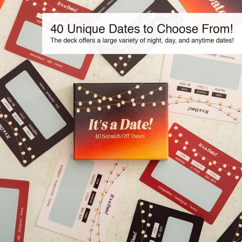 Date Night Scratch Off Ideas - Couples