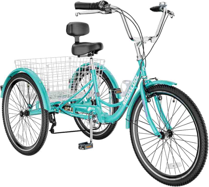 Adult Tricycle 7-Speed Cruiser Bike with Low Step-Through Frame