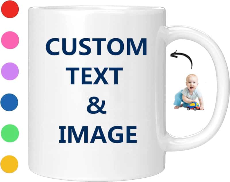 Personalized Photo Mug with Text – Custom Gift for Any Occasion