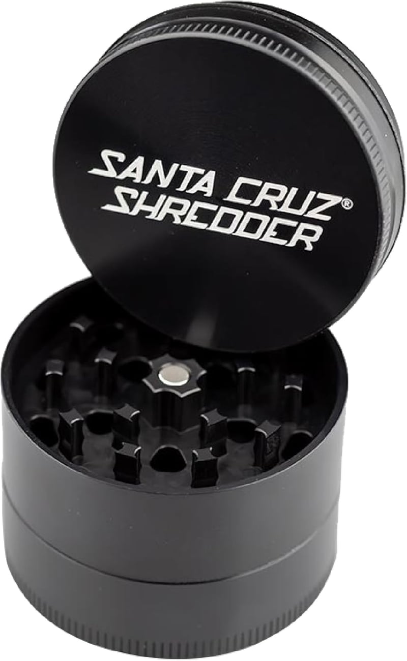 Black 3-Piece Herb Grinder, 2 1/8