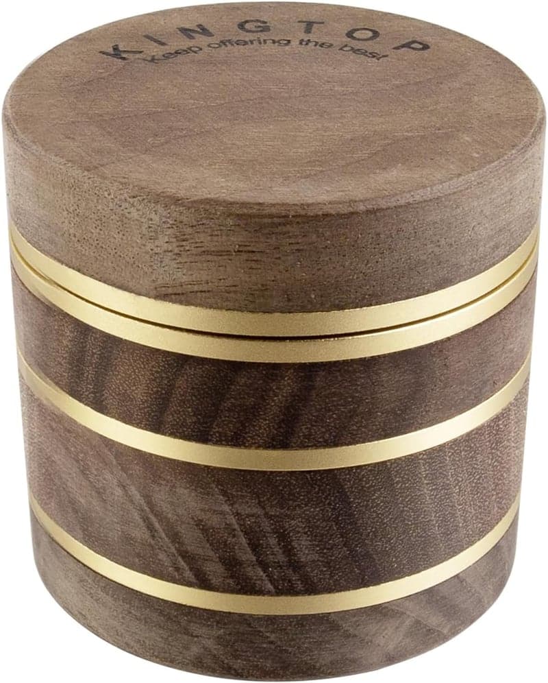 Walnut Wood & Aluminum Manual Spice Grinder
