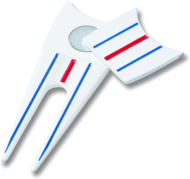 Callaway 2021 Triple Track Golf Divot Tool, White