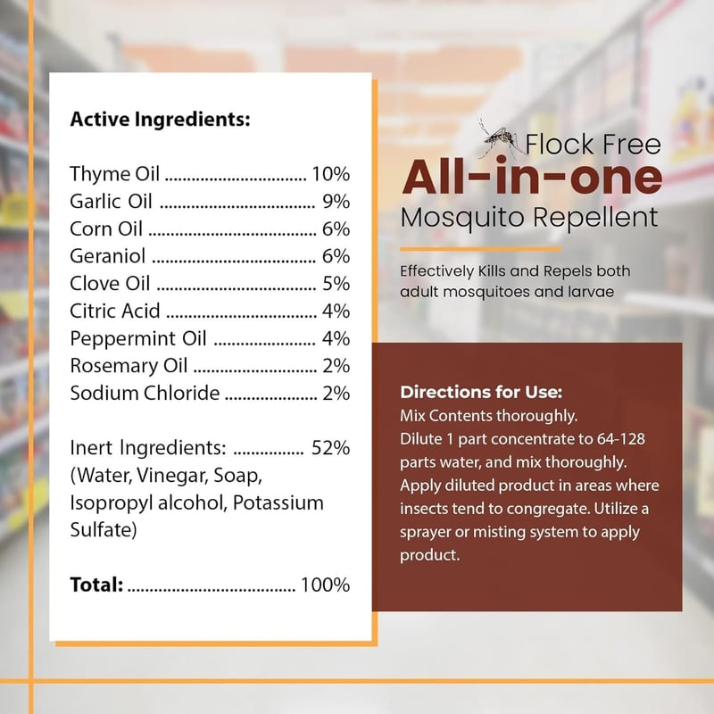 Mosquito Control Concentrate, 1-Gallon, Makes 128 Gallons
