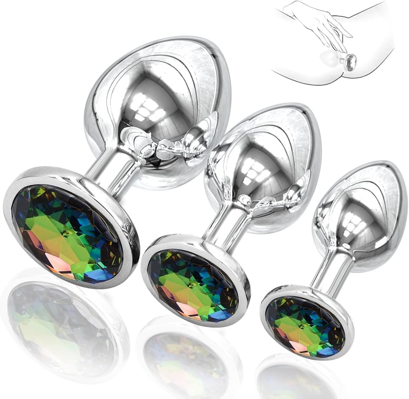 Adult Butt Training Kit: Portable Stainless Steel Plugs