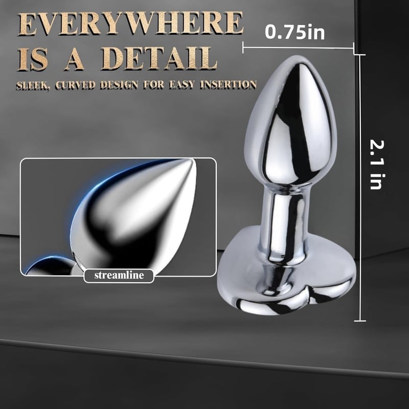 Couples Stainless Steel Anal Training Set
