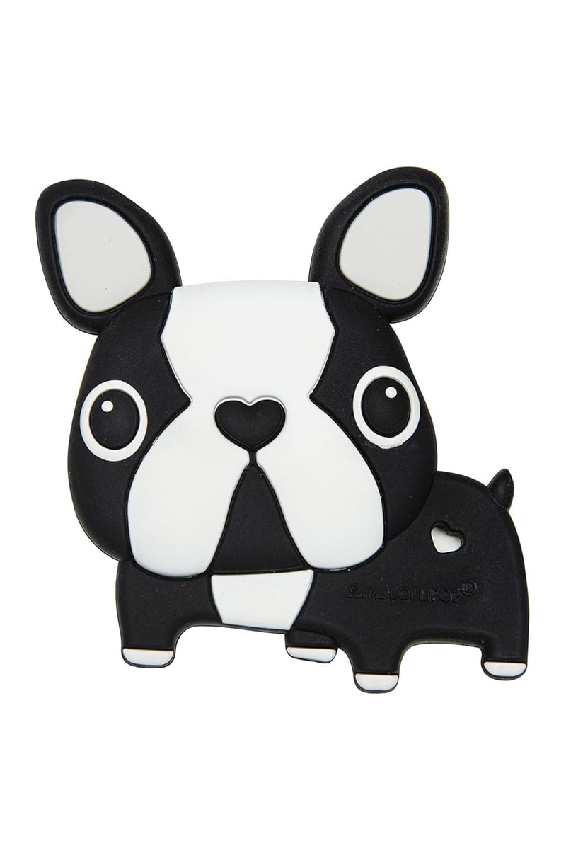 Boston Terrier Silicone Baby Teether by Loulou Lollipop