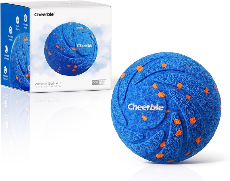 Interactive Dog Toy, Automatic Rolling Ball, Waterproof, for Medium/Large Dogs