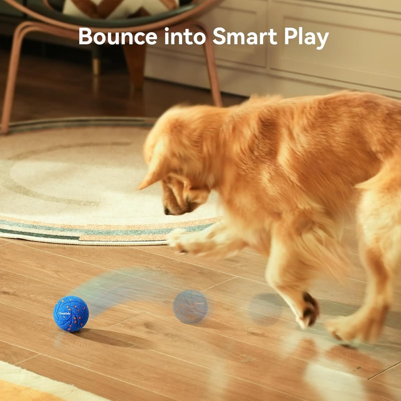 Interactive Dog Toy, Automatic Rolling Ball, Waterproof, for Medium/Large Dogs