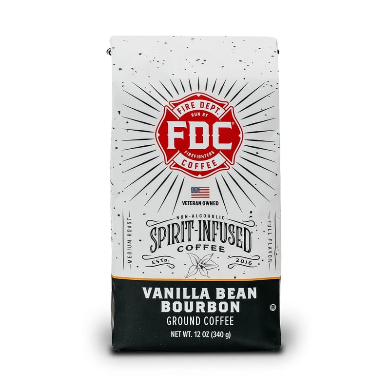 Vanilla Bourbon Coffee, Medium Roast, Firefighter Support, 12 oz