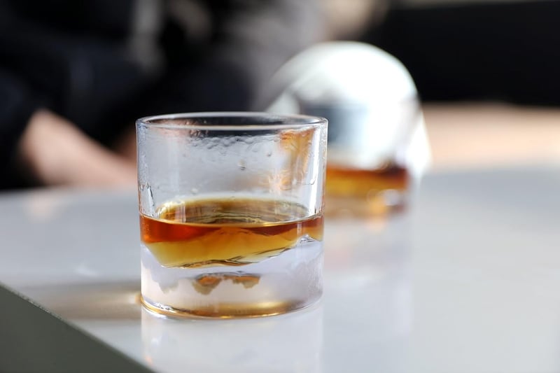 Whiskey Glass Set for Men, Freezable 10 oz Crystal
