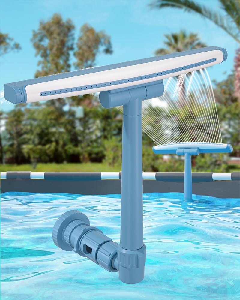 Pool Fountain with Adjustable Spray