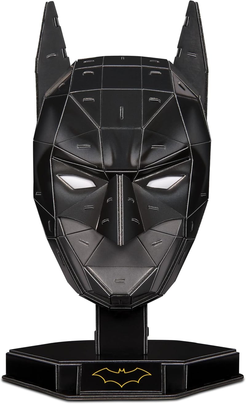 Batman 3D Model Kit with Stand, 90-Piece Puzzle for Teens & Adults