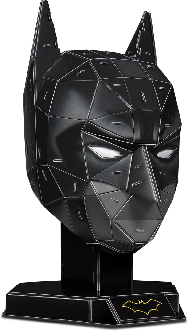Batman 3D Model Kit with Stand, 90-Piece Puzzle for Teens & Adults