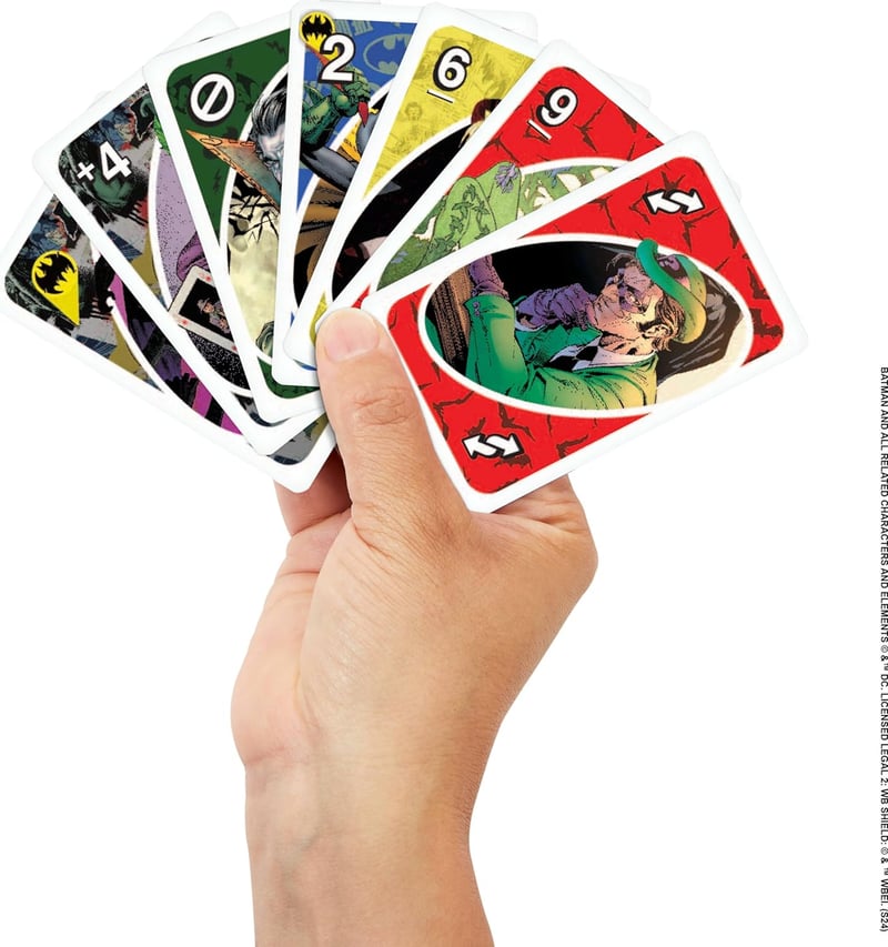 UNO Batman Edition Card Game – Collectible Deck for Kids & Adults