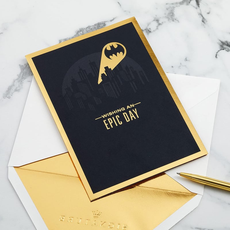Batman 3D Pop-Up Birthday Card for Him by Hallmark