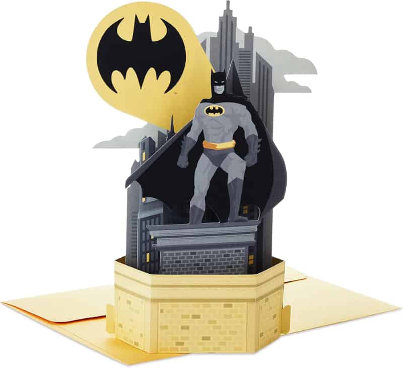 Batman 3D Pop-Up Birthday Card for Him by Hallmark