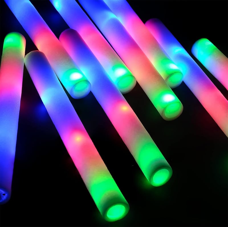 Party/Festival LED Glow Sticks Bulk Pack