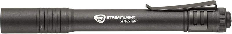 Penlight with 100 Lumens, Includes 2 AAA Batteries, Black