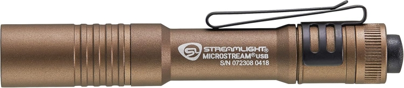 MicroStream 250-Lumen USB Rechargeable Compact Flashlight