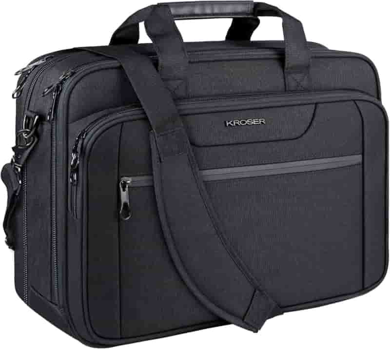 Expandable Laptop Briefcase for 17.3