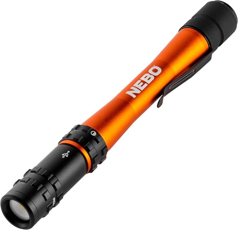 Camping Penlight, 500 Lumens, Rechargeable LED