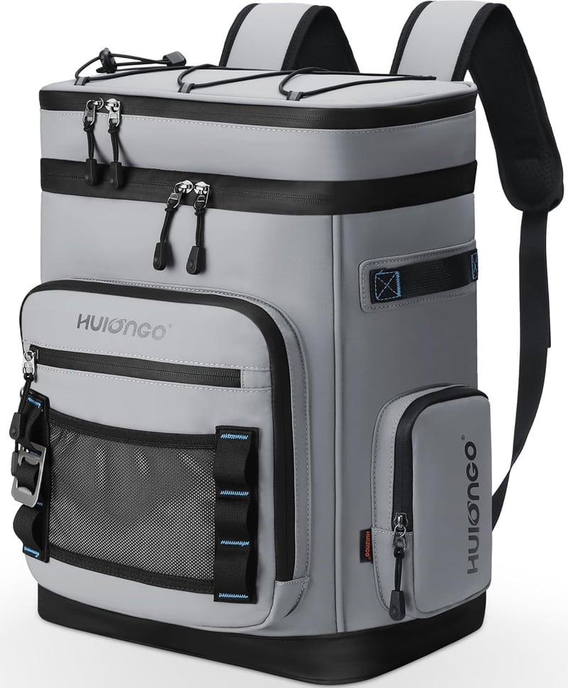 30L Waterproof Insulated Cooler Backpack, Leakproof for Outdoors