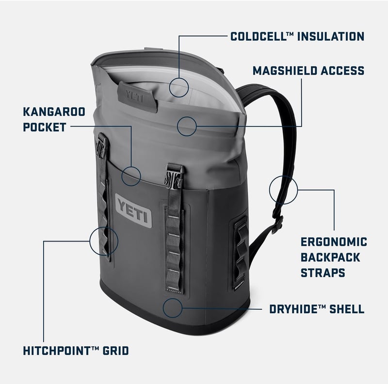 YETI Hopper M Backpack Cooler with MagShield Access
